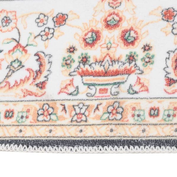 vidaXL Цветен килим с принт, миещ се, сгъваем, 160x230 см, полиестер