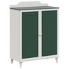 vidaXL Креативно съхранение за деца ROROS Сив и бял 80 x 40 x 110 см