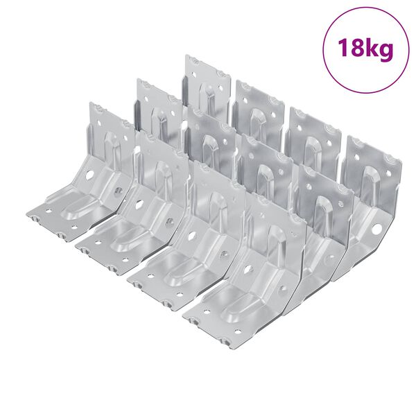 vidaXL Държач 212 pcs Цинковано 106 x 55 x 1,5mm Стомана
