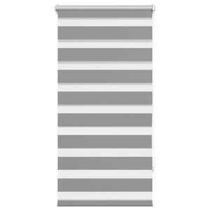 vidaXL Зебра щора 60,9x120 см Ширина на плата 56,7 см сива
