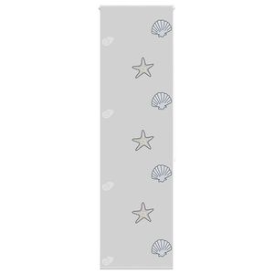 vidaXL Ролетна щора за баня 60x240 см Ширина на плата 56 см