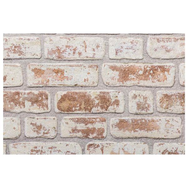 vidaXL Стенни панели 10 pcs Червено и бяло 100 x 50 cm EPS пяна