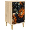vidaXL Нощен шкаф LOCHEM Дъб сонома 36 x 33 x 60 см
