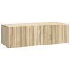 vidaXL Стенно монтиран ТВ шкаф 98 x 41 x 30 см Дъб сонома