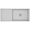 vidaXL Ръчно изработена кухненска мивка, неръждаема стомана
