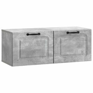 vidaXL Стенно монтиран ТВ шкаф Бетонно сиво 78,5 x 31 x 30 см