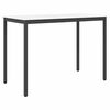 vidaXL Бар маса Бяло 150 x 80 x 105 см Солидно борово дърво