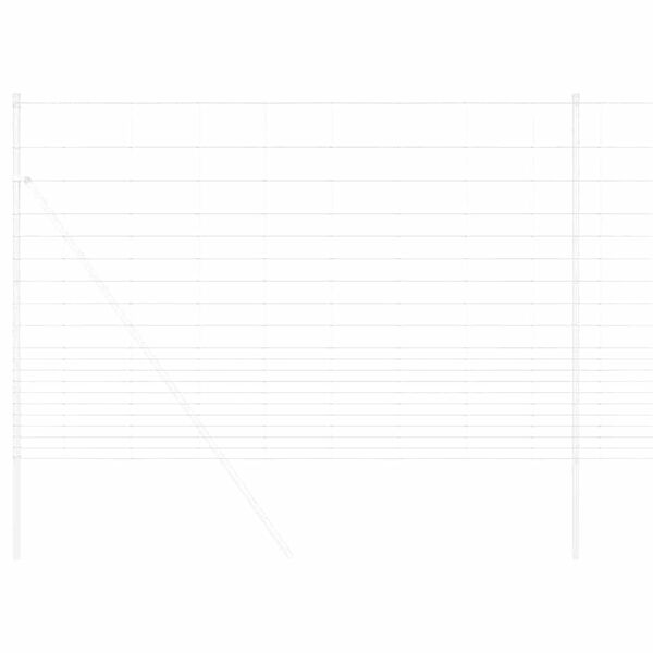 vidaXL Див ограда Горещо поцинковано 1000 x 160 x 0.18 см Желязо