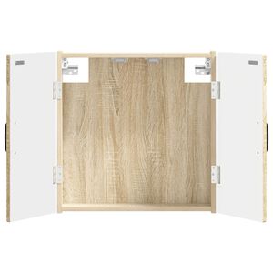 vidaXL Кабинет за дартборд HAARLEM Дъб сонома 52,5 x 10,5 x 53,5 см