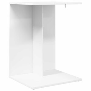vidaXL Странична маса Бяло 45 x 40 x 62,5 см Инженерна дървесина