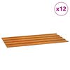 vidaXL Покривни панели, 12 бр, ръждиви, 80x44 см, кортенова стомана