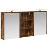 vidaXL Комплект шкафове за баня 3 бр. 126 x 16 x 62.5 см