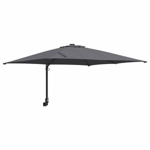 vidaXL Градински парасол Антрацит 248,5 x 247,5 x 160 см
