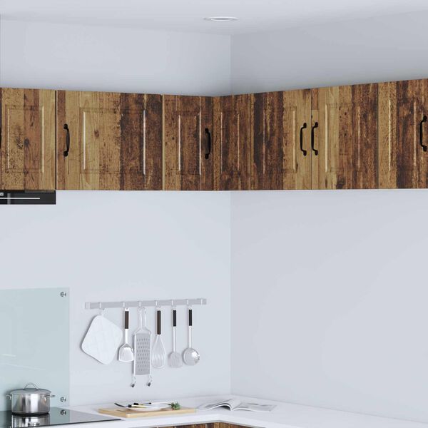 vidaXL Кухненски шкаф Старо дърво 57 x 57 x 40 см Инженерно дърво