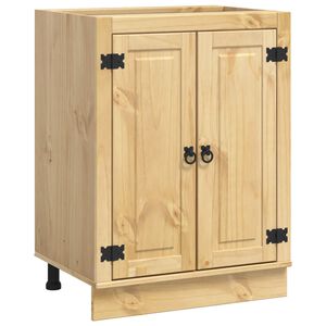 vidaXL За шкафове SKI Кехлибарен 60 x 46 x 81,5 см