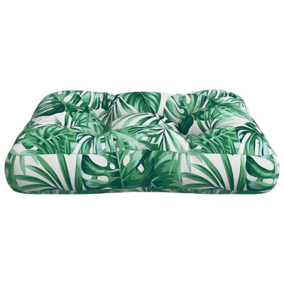 vidaXL Палетна възглавница, на листа, 60x60x12 см, текстил