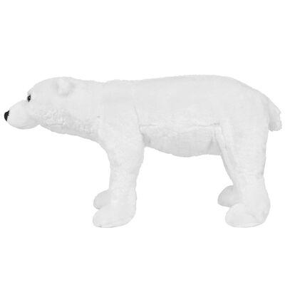 vidaXL Плюшена детска полярна мечка бяла XXL