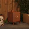 vidaXL Къмпинг печка 35x50x60 cm Кортен стомана