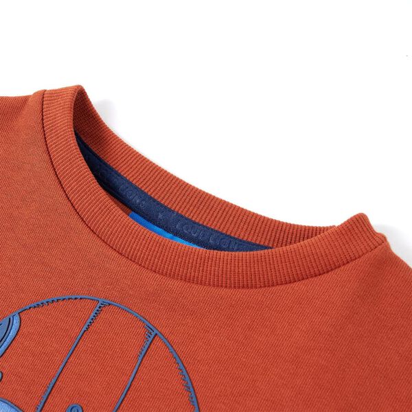 Детски суитшърт, светлоръждив, 128