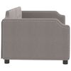 vidaXL Кушетка, таупе, 80x200 см, плат