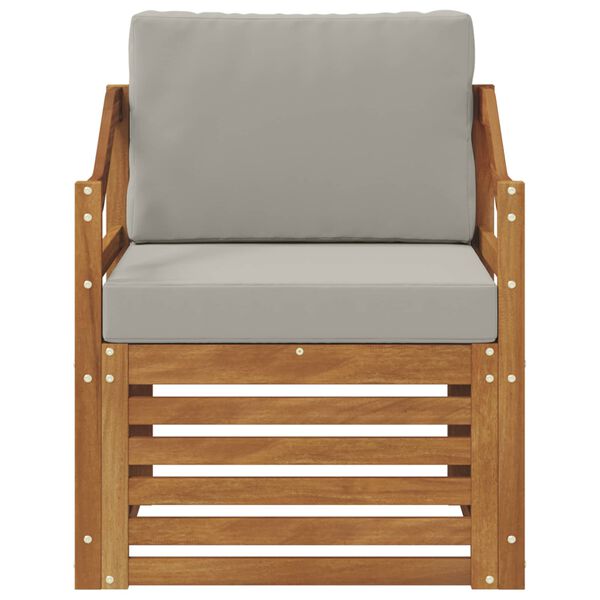 vidaXL Комплект дивани за открито Естествен 67 x 63 x 73 см