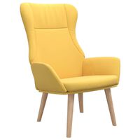 vidaXL Релакс стол, горчица жълто, текстил