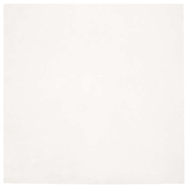 vidaXL Килим с изкуствена заешка козина Olite Крем 240 x 240 cm