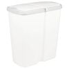 vidaXL Кош за боклук Бяло 48,5 x 28 x 51 см ПП