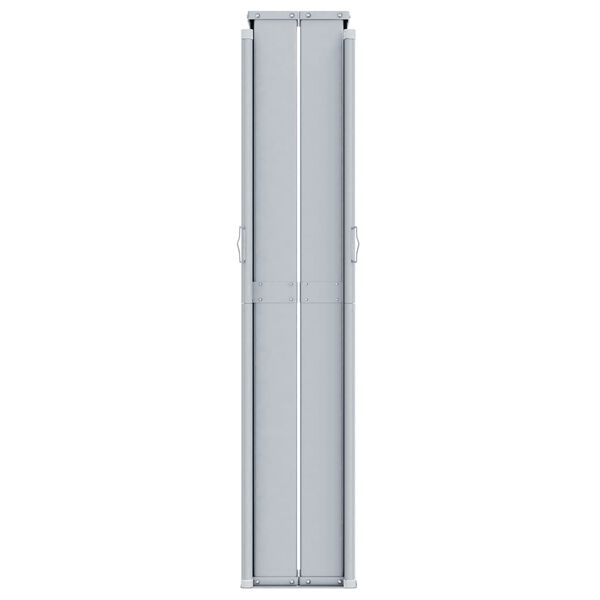 vidaXL Прибираща се странична тента, червена, 160x1000 см