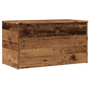 vidaXL Скрин за съхранение на старо дърво 84x42x46 cm
