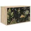 vidaXL Стенен телевизионен шкаф RHENEN 69 x 33 x 40 см Дъб сонома