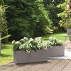 LECHUZA Плантер BALCONERA Stone 50 ALL-IN-ONE, сив