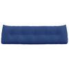 vidaXL Възглавница за гръб Полицейско синьо 160 x 24 x 50 см Кадифе