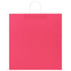 vidaXL Хартиени торбички 250 бр с дръжки розови 45x17x48 см