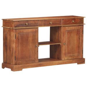 vidaXL Бюфет, 135x35x75 см, акациево дърво масив