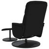 vidaXL Масажен наклоняем стол с табуретка, черен, кадифе