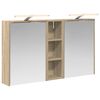 vidaXL Комплект шкафове за баня 3 бр. 106 x 16 x 62,5 см