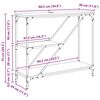 vidaXL Конзолна маса Дъб 88,5 x 30 x 75 см Инженерно дърво