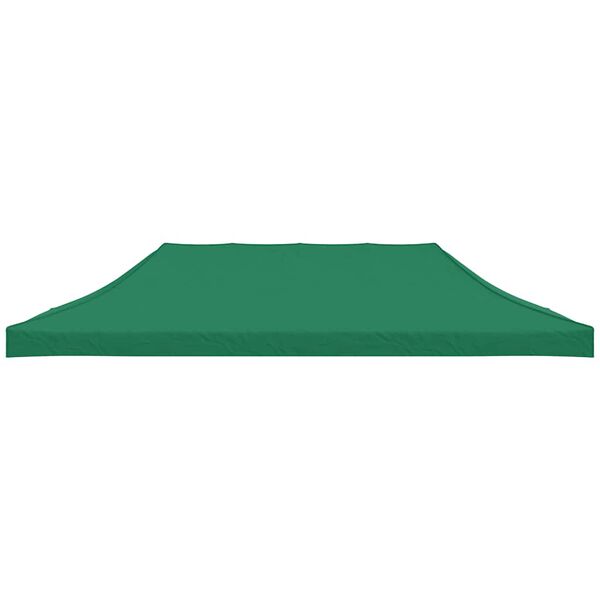 vidaXL Покривало за парти шатра, 6x3 м, зелено, 270 г/м²