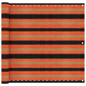 vidaXL Балконски параван, многоцветен, 90x300 см, HDPE