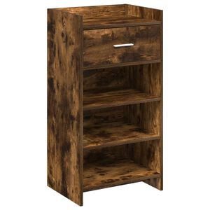 vidaXL Шкаф за обувки Опушен дъб 48 x 36 x 92 см Инженерна дървесина