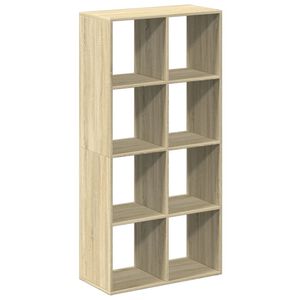 vidaXL Разделител за стая / библиотека, сонома дъб, 69,5x29x137,5 см