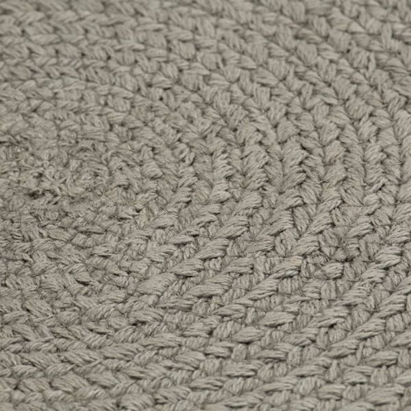 vidaXL Подложки за хранене, 6 бр, сиви, 38 см, кръгли, памук