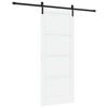 vidaXL Преплъзваща се врата 86 x 211 cm Инженерна дървесина