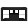 vidaXL Ъглов кабинет за LED телевизор Черно 100 x 40 x 50 cm