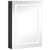 vidaXL LED шкаф с огледало за баня, 50x13x70 см