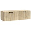 vidaXL Стенно монтиран ТВ шкаф Дъб сонома 98 x 41 x 30 см