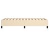 vidaXL Рамка за легло без матрак, kремав, 80x200 см, плат