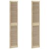 vidaXL Врата за шкаф с врата 2 pcs Естествен 201 x 2,1 x 39,5 см