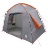 vidaXL Кабинна палатка Сив и оранжев 210 x 210 x 138 см Полиестер